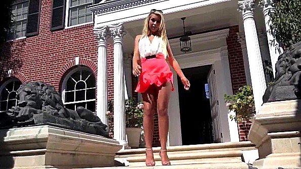 Он надел мешок на голову шлюхи и заставил ее сосать его член