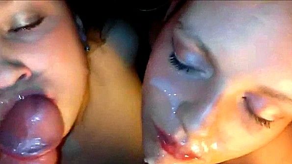 Две неряхи делают парню массаж почвы